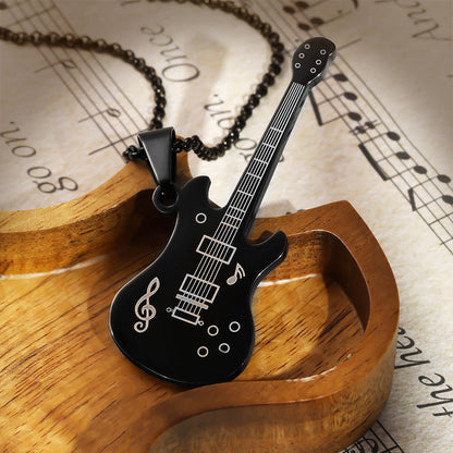 Personalized Guitar Necklace Gifts for Guitar Enthusiast, Custom Gift for her and him, gift for music lovers