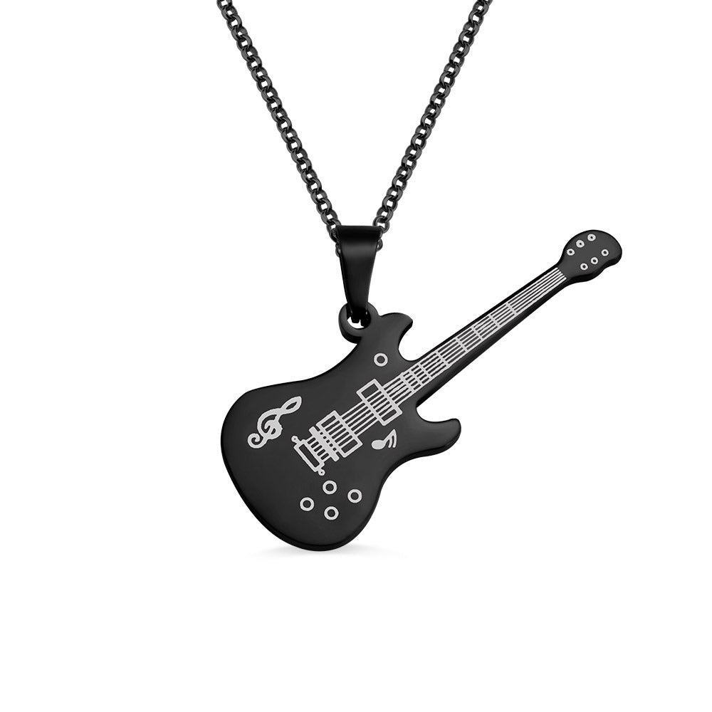 Personalized Guitar Necklace Gifts for Guitar Enthusiast, Custom Gift for her and him, gift for music lovers