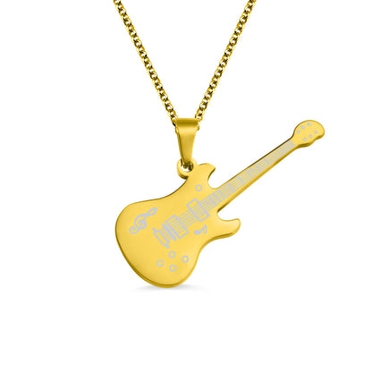 Personalized Guitar Necklace Gifts for Guitar Enthusiast, Custom Gift for her and him, gift for music lovers