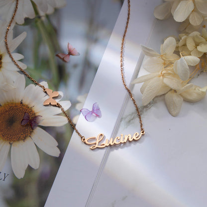 Personalized trendy Name Necklace, Custom Jewelry for her