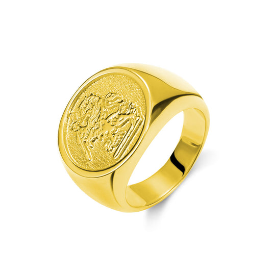 Personalized Wax Seal Family Signet Ring