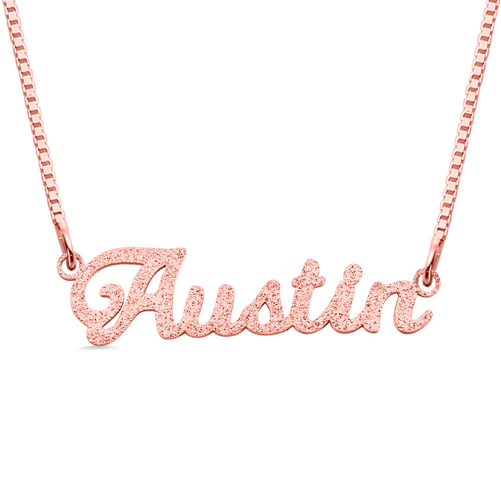 Personalized Sparkling Name Necklace, Dainty Custom Jewelry for her, Bridesmaid gift