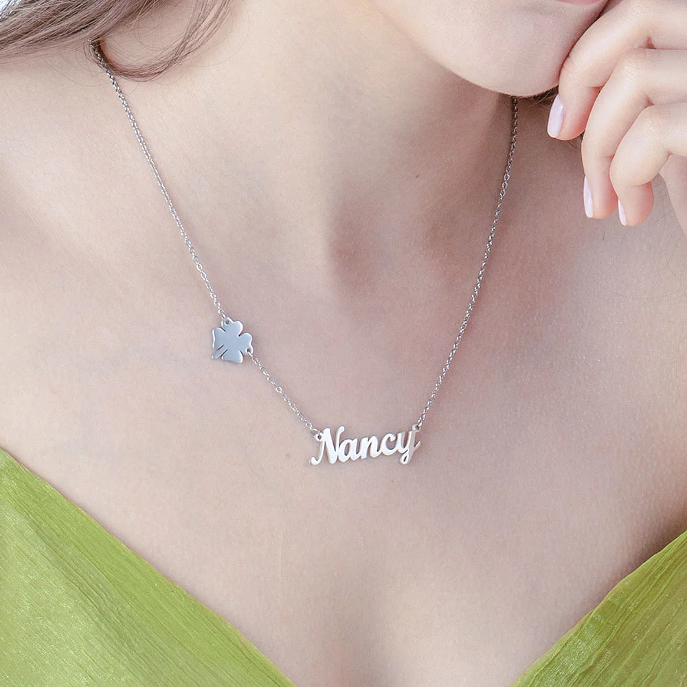 Personalized trendy Name Necklace, Custom Jewelry for her