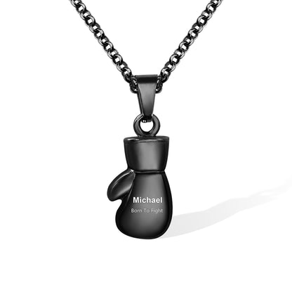 Customized Boxing Boxer Gloves Necklace