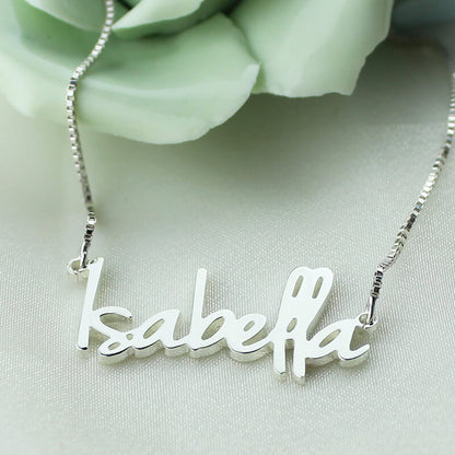 Minimalist Name Necklace, Dainty Personalized jewelry for her, Custom Jewelry Gift