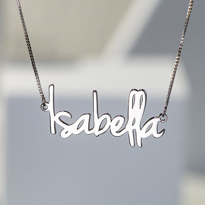 Minimalist Name Necklace, Dainty Personalized jewelry for her, Custom Jewelry Gift