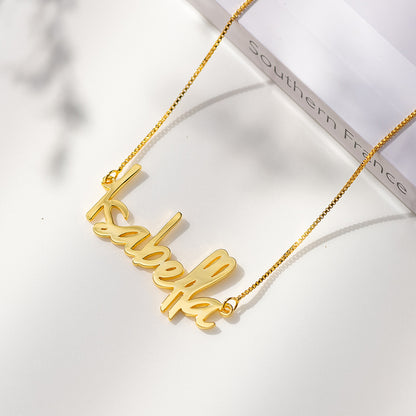 Minimalist Name Necklace, Dainty Personalized jewelry for her, Custom Jewelry Gift