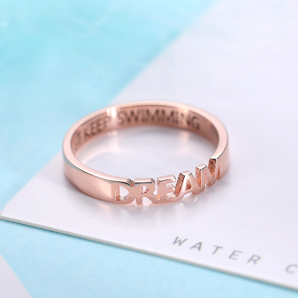 Personalized Stackable Name Rings