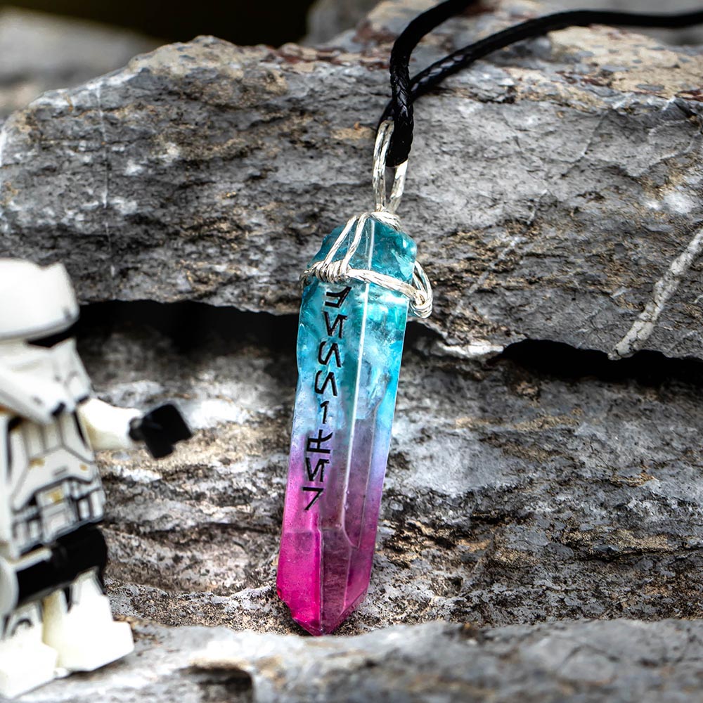 Custom-made Kyber Crystal Necklace