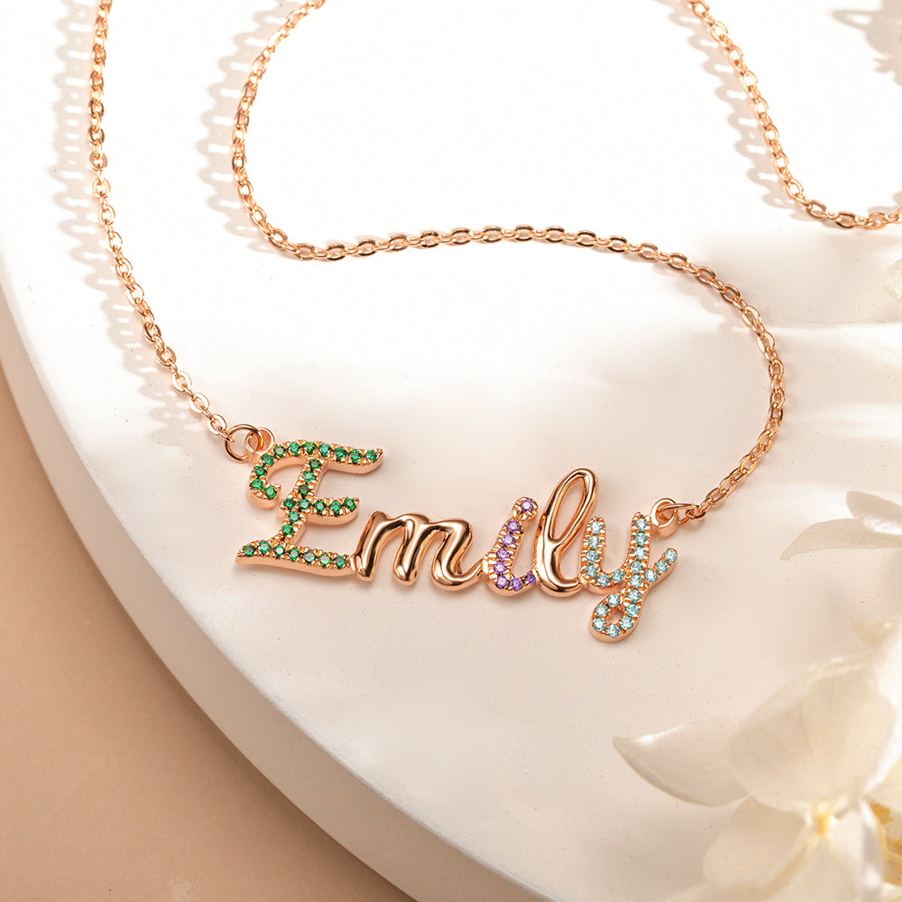 Dainty Custom Nameplate Necklace Name Necklace