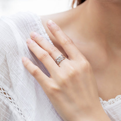 Custom Sterling silver Initial Stacking Rings