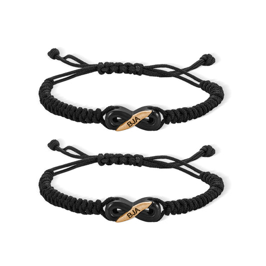 Custom Water Buffalo Horns Infinity Bracelet