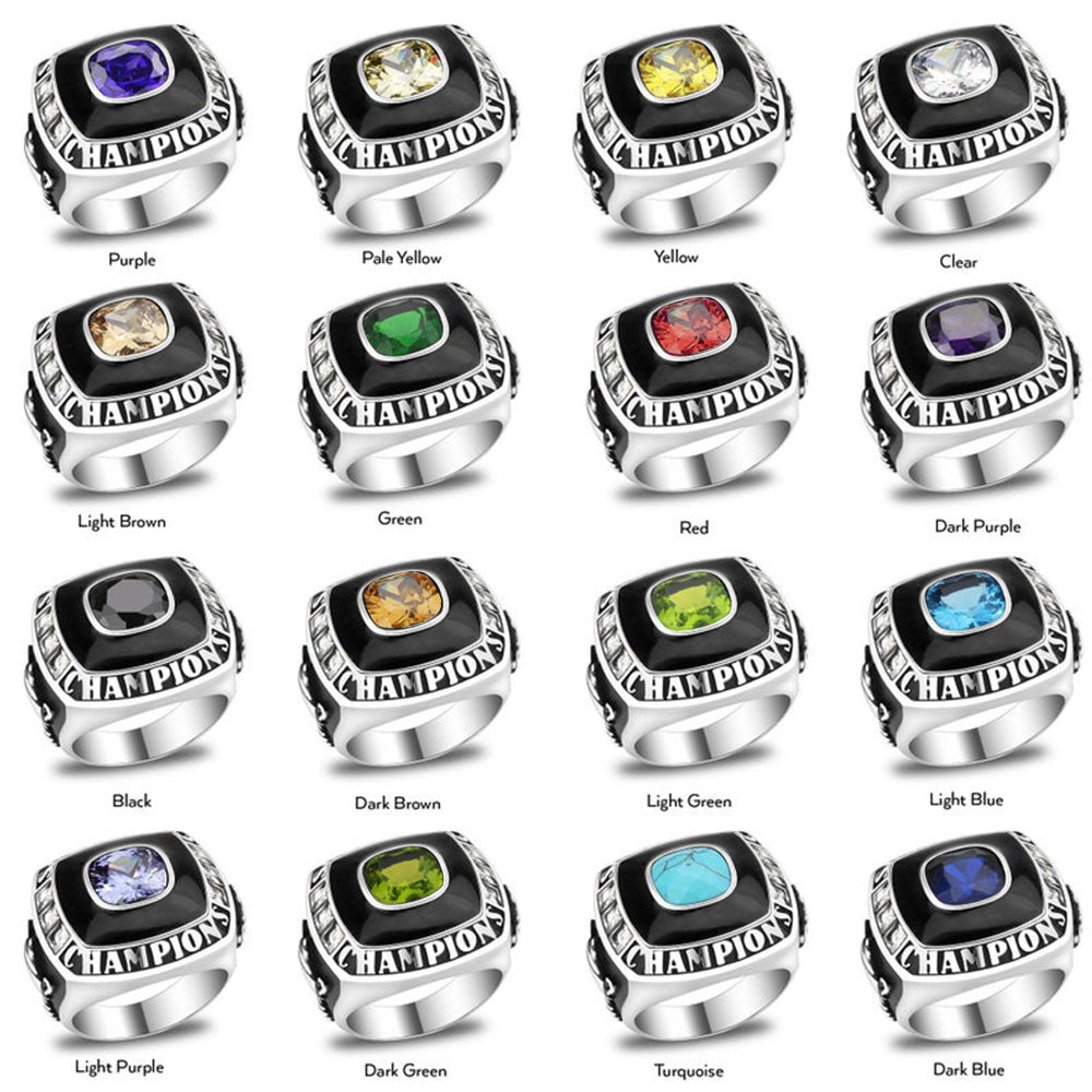 Personalized Championship Ring Brass