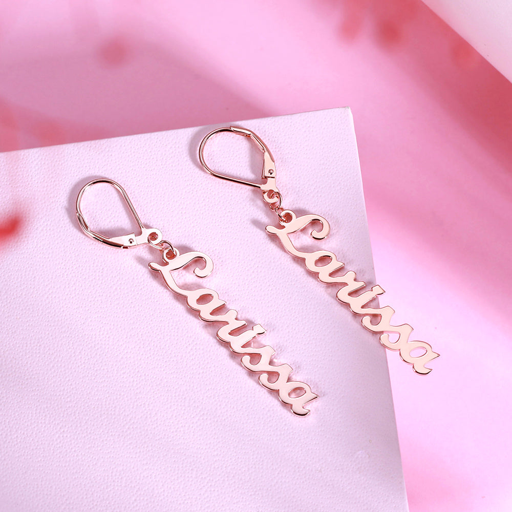 Personalized Name Earrings, Custom Name Earings for her