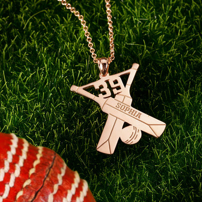 Personalized Cricket Memorial Necklace