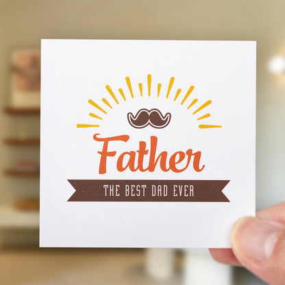 Gift card - To Father - The best dad ever