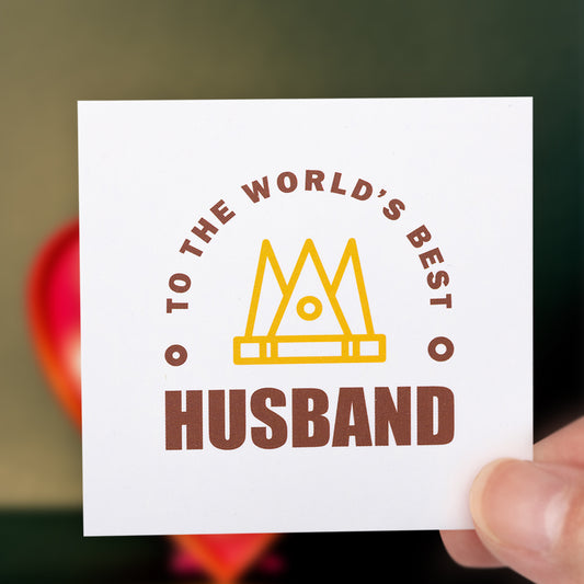 Gift card - To husband - The world's best husband