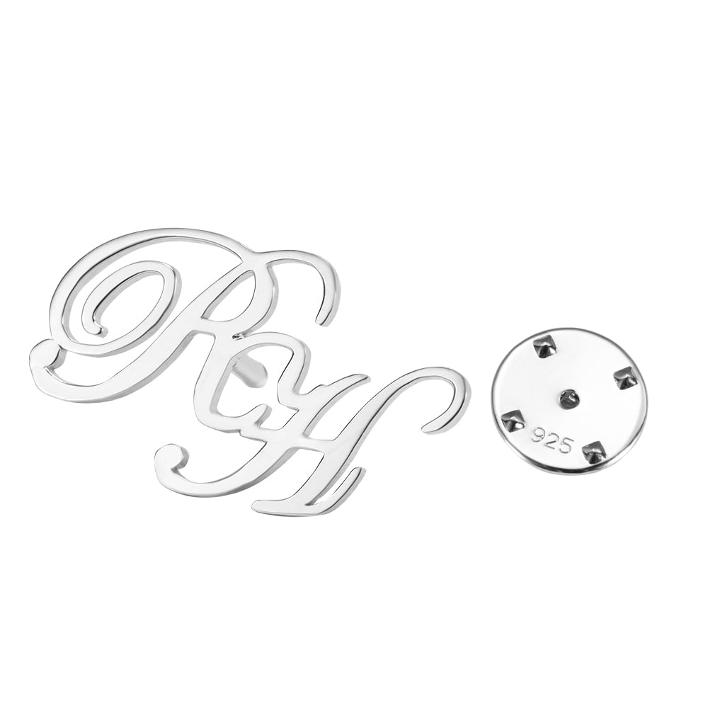 Personalized Initial Name Lapel Pin