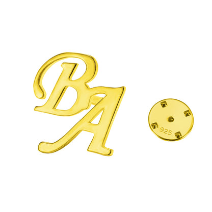 Personalized Initial Name Lapel Pin